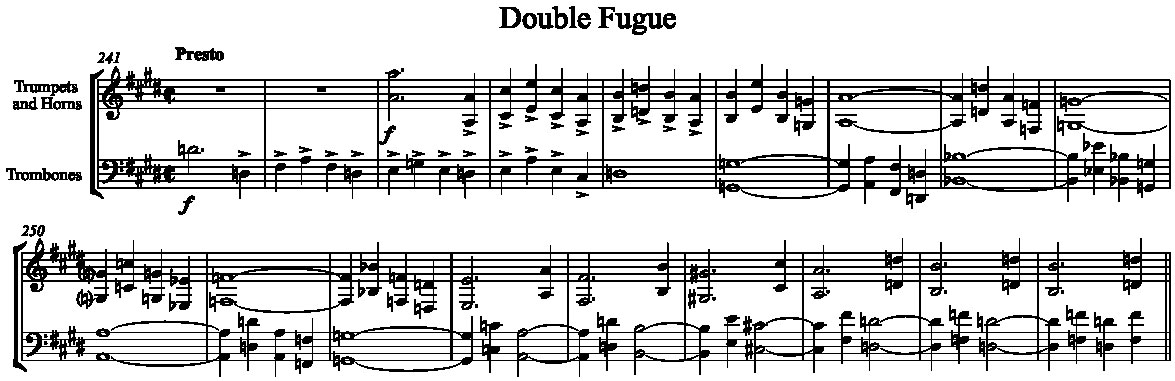 Double fugue