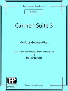 Carmen Suite 3 full score cover